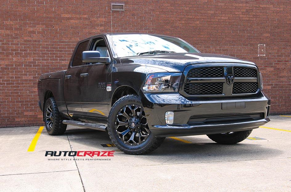 DODGE RAM ASSAULT GLOSS BLACK MILLED ACCENTS